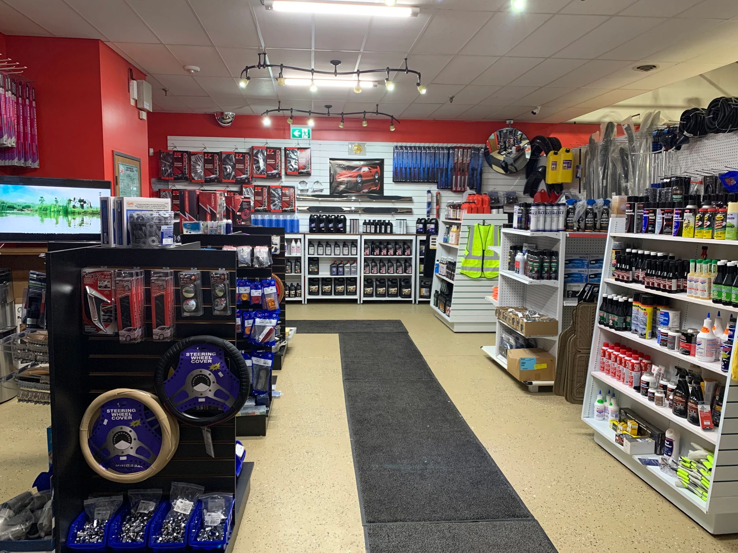 Axle Auto Parts store floor