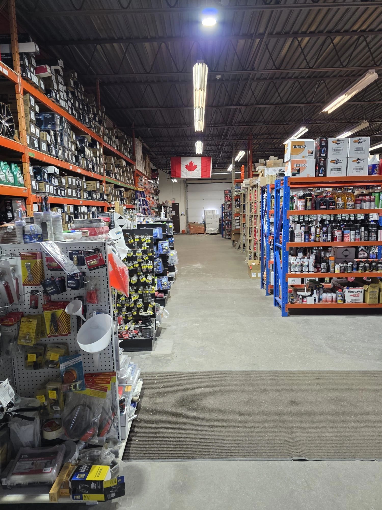 Axle Auto Parts warehouse interior