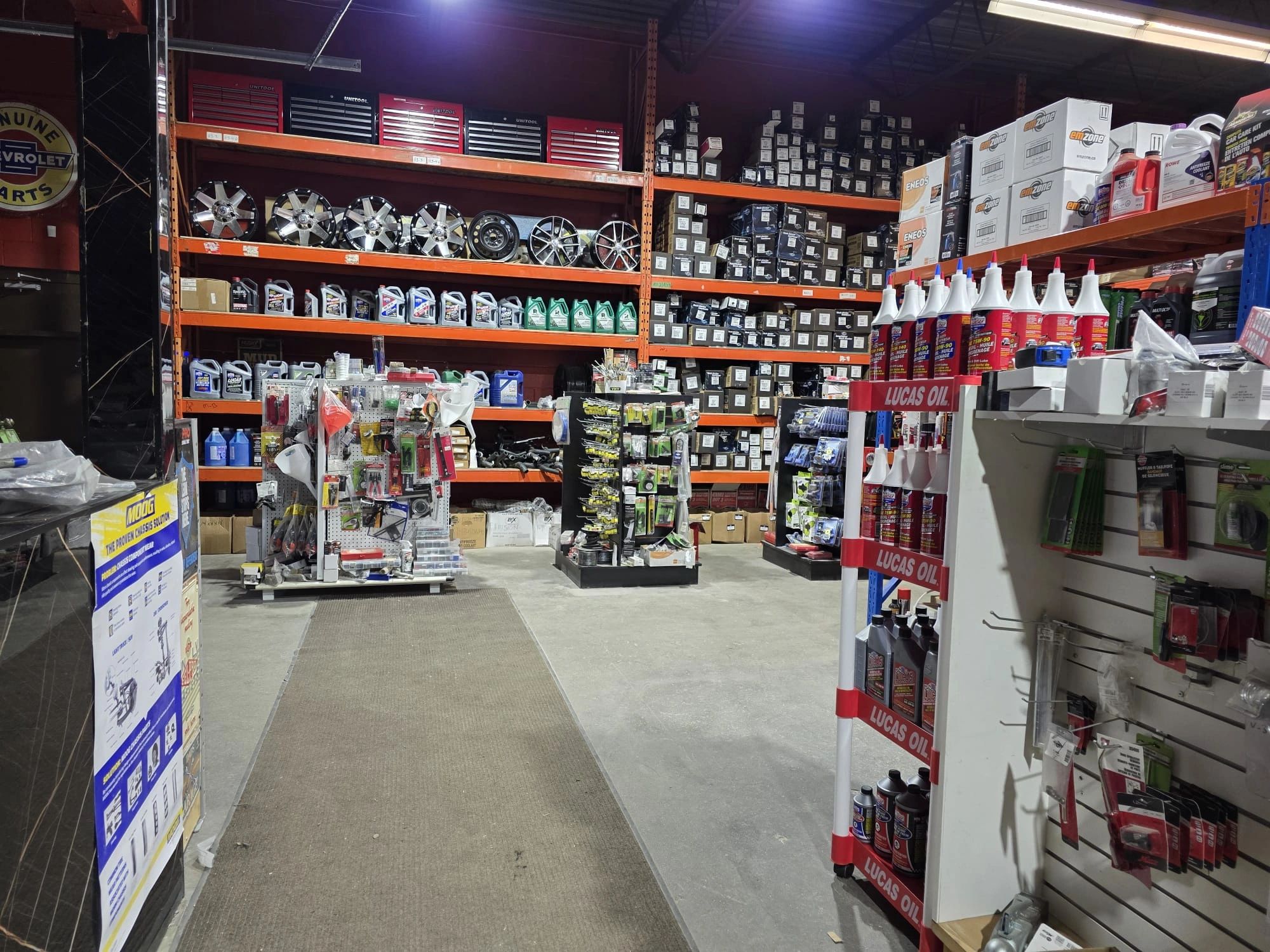 Axle Auto Parts store shelves